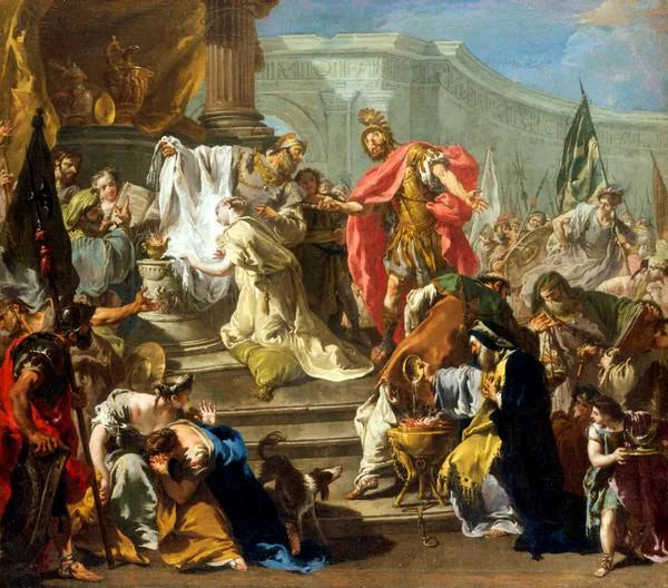 Il Sacrificio della figlia di Jephté (Pittoni, Southampton) - Giovanni Battista Pittoni
