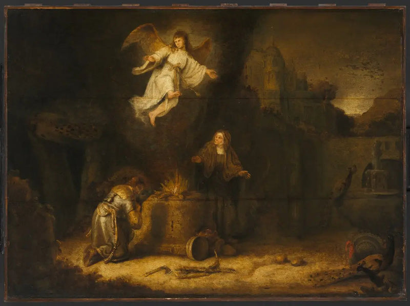 Il sacrificio di Manoah - Rembrandt