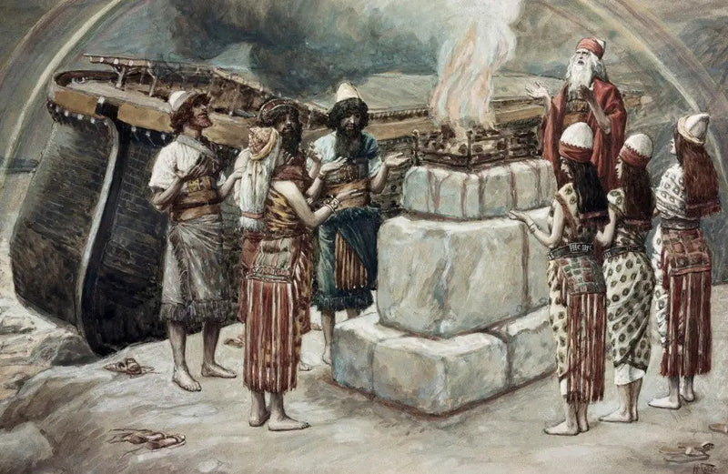 Il sacrificio di Noè - James Tissot