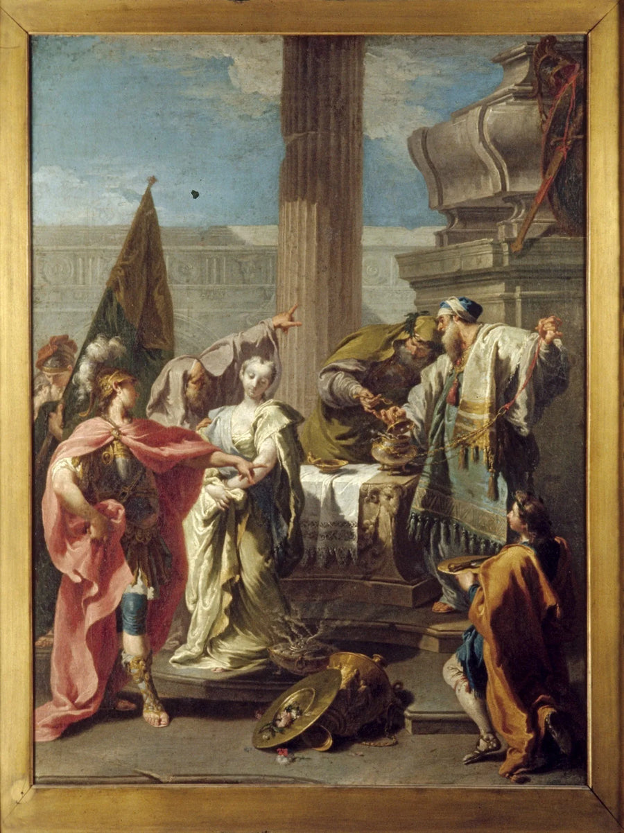 Il sacrificio di Polissena alla tomba di Achille - Giovanni Battista Pittoni