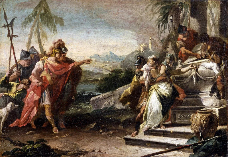 Il sacrificio di Polissena - Giovanni Battista Pittoni