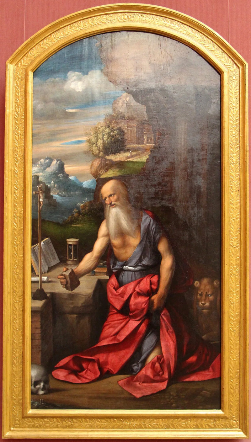 Le saint pénitent Jérôme - Benvenuto Tisi