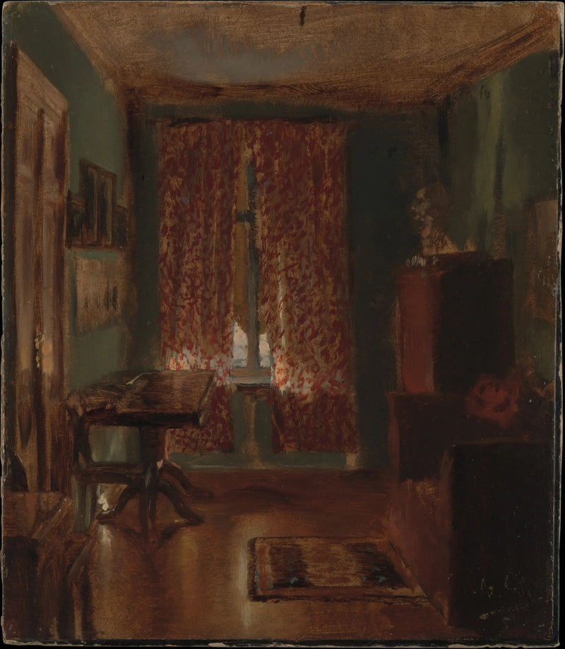 Il salone dell'artista in Ritterstrasse - Adolph von Menzel