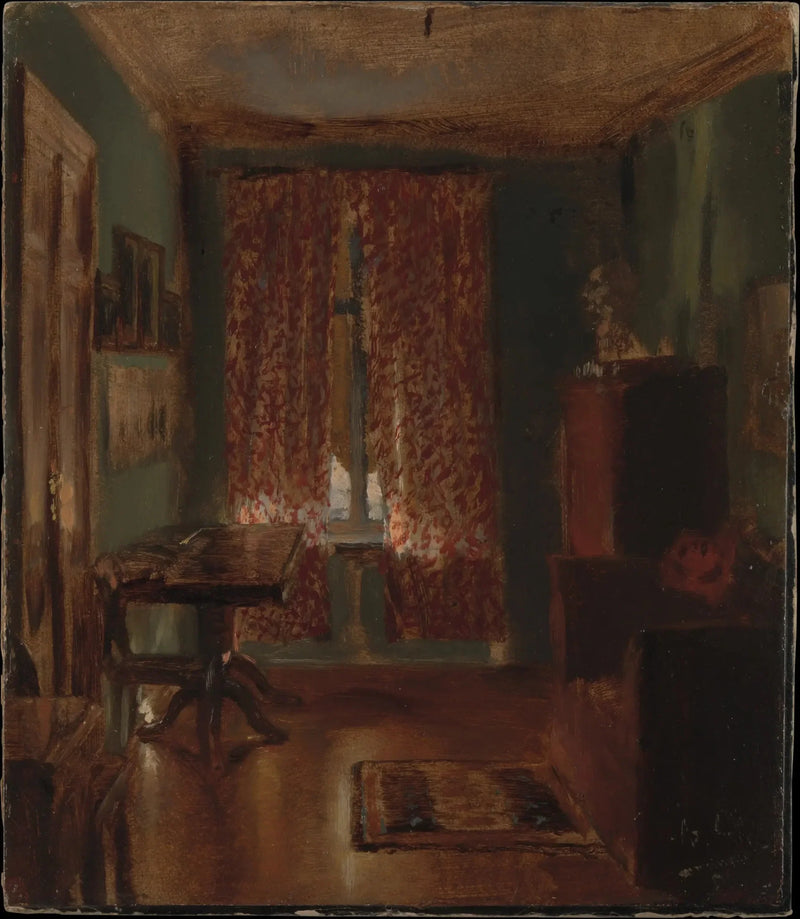 Il salone dell'artista in Ritterstrasse - Adolph von Menzel