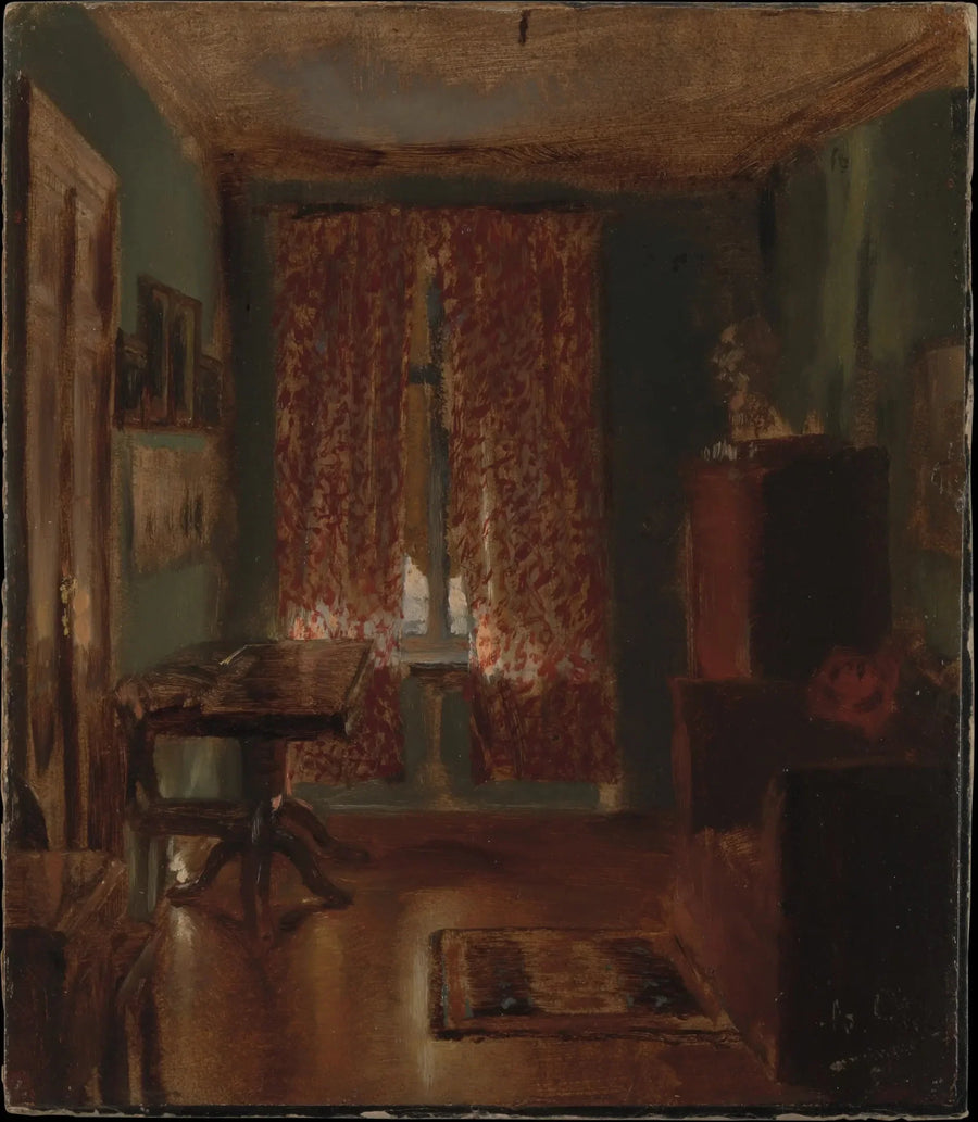 Il salone dell'artista in Ritterstrasse - Adolph von Menzel