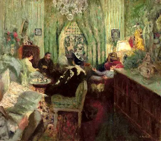 Il Salone di Madame Aron - Édouard Vuillard