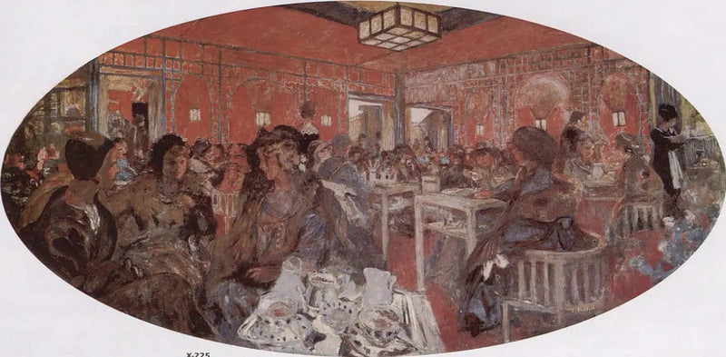 Il salone da tè del Grande Teddy - Édouard Vuillard