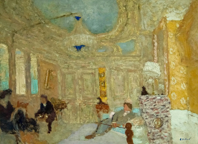 Il salone degli Hessel, rue de Rivoli - Édouard Vuillard