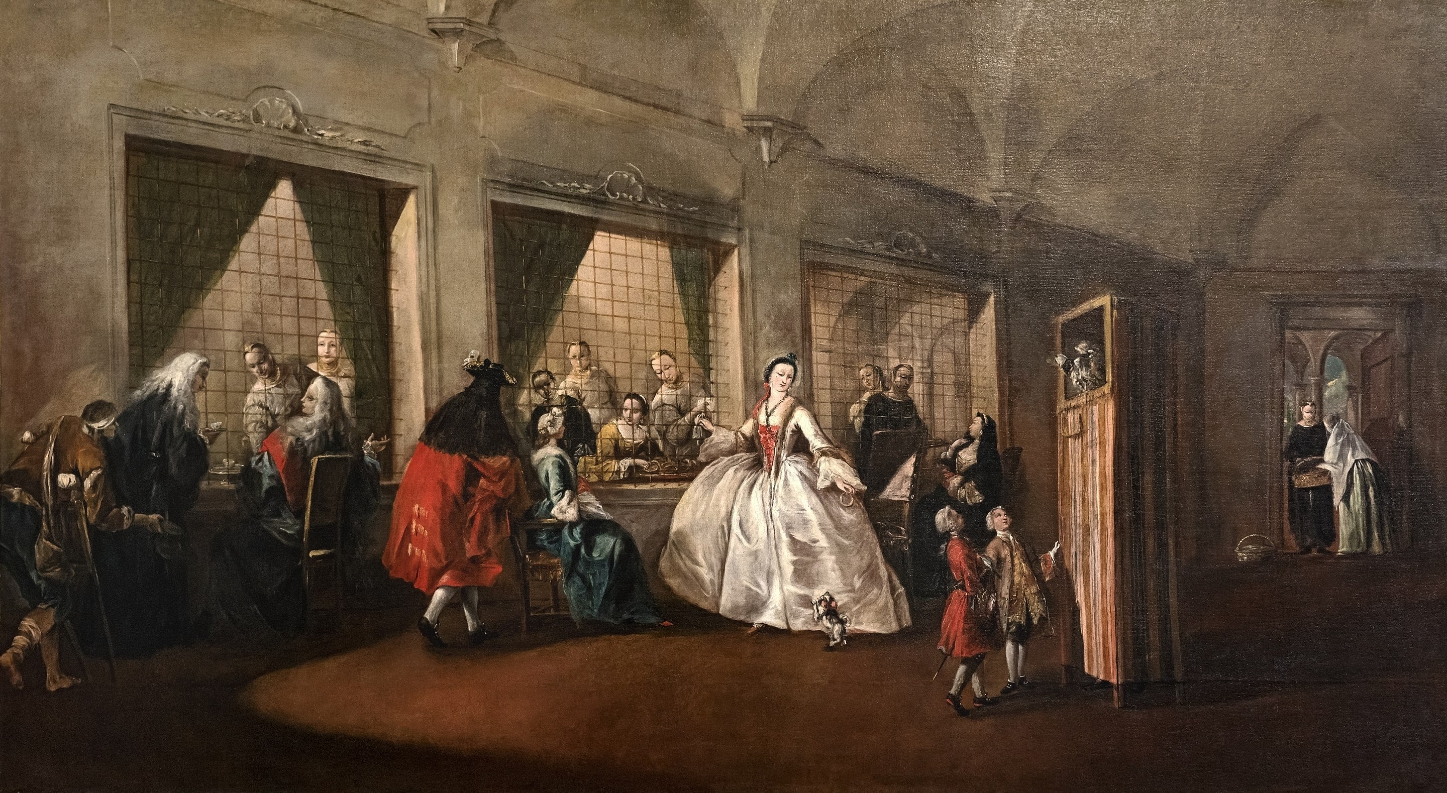 Le salon des nones de San Zaccaria - Francesco Guardi image 1 reproduction réalisée par Alpha Reproduction