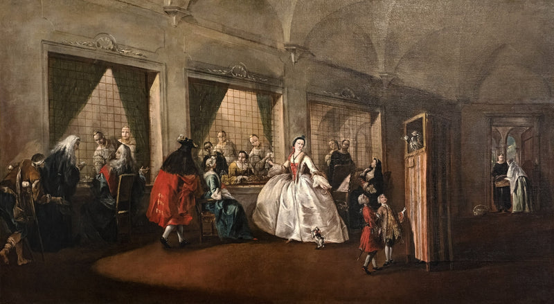Il salone delle monache di San Zaccaria - Francesco Guardi