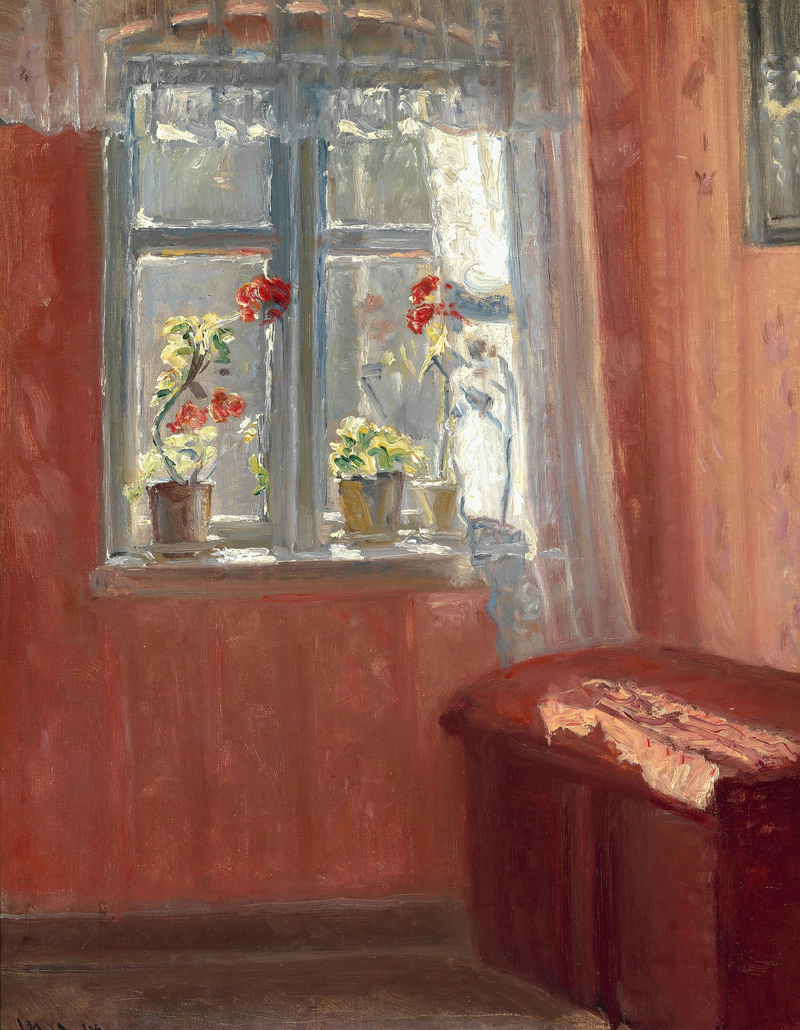 Il soggiorno rosso. -Michael Peter Ancher