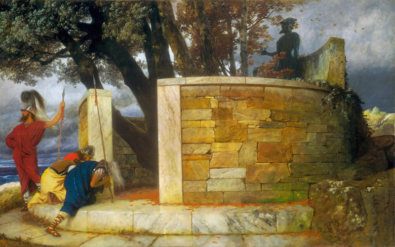 Il santuario di Ercole - Arnold Böcklin