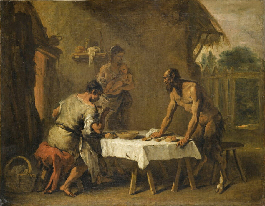 Il satiro e il contadino - Sebastiano Ricci