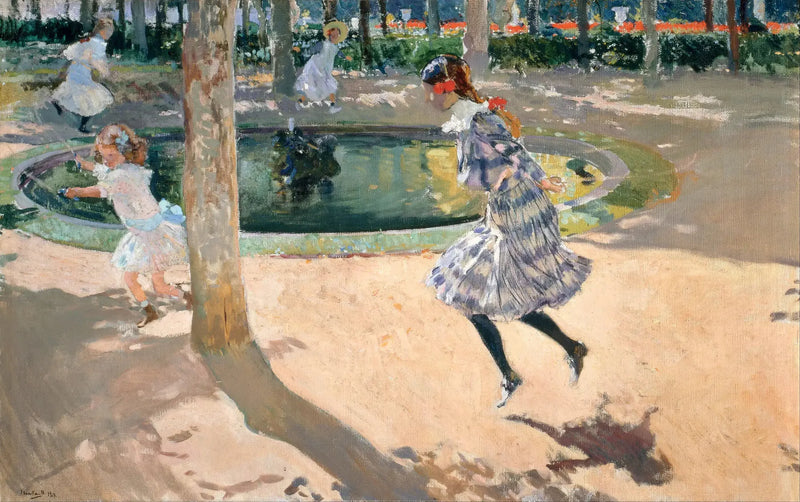 Il Salto con la corda - Joaquín Sorolla
