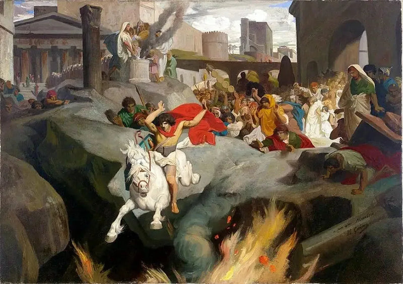 Il salto di Mettius Curtius - Jean-Léon Gérôme