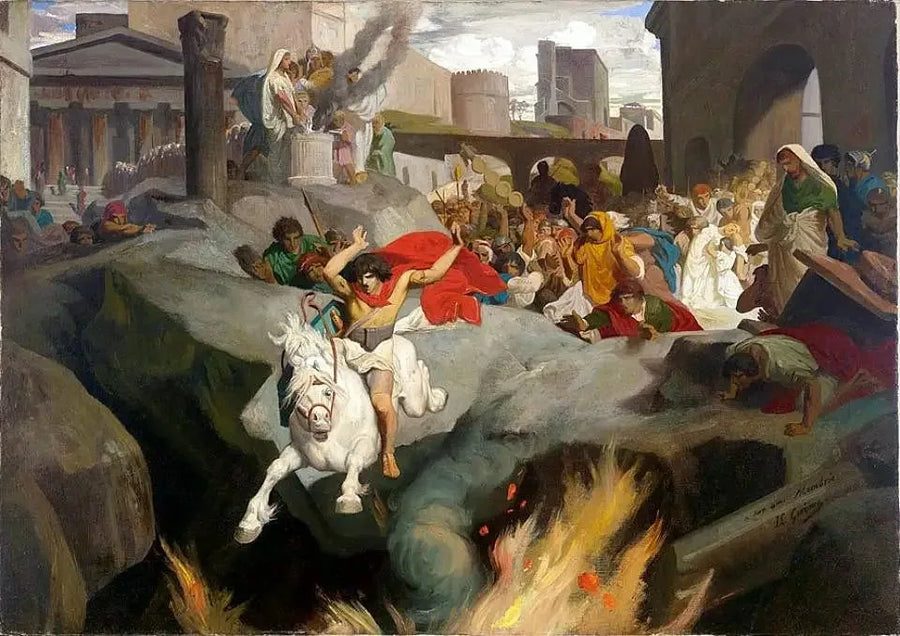 Il salto di Mettius Curtius - Jean-Léon Gérôme