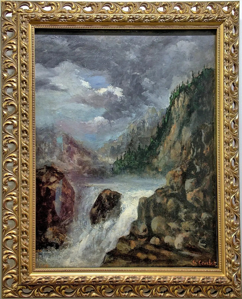 La Corsa del Doubs - Gustave Courbet