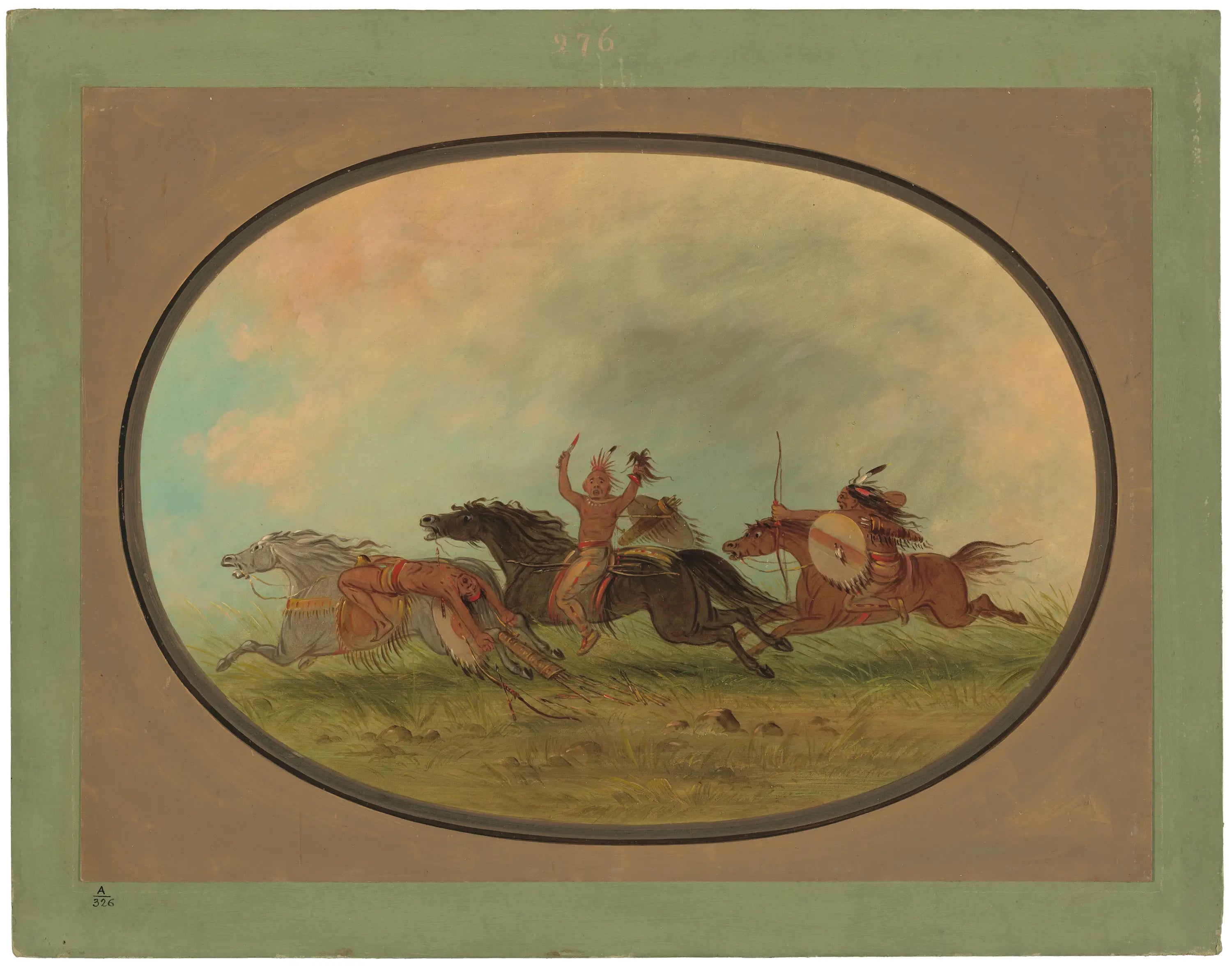 Le scalpeur scalpé - Pawnees et Cheyennes - George Catlin - Alpha Reproduction