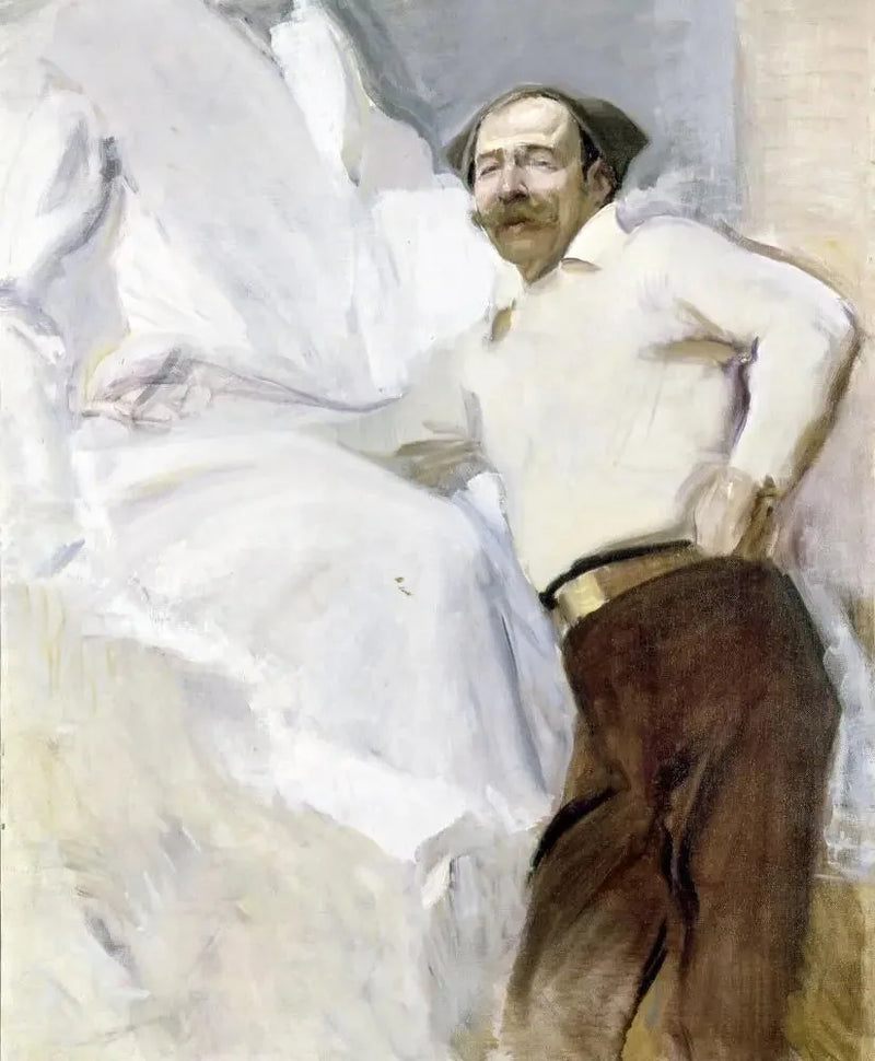 Il scultore, Mariano Benlliure e Gil - Joaquín Sorolla