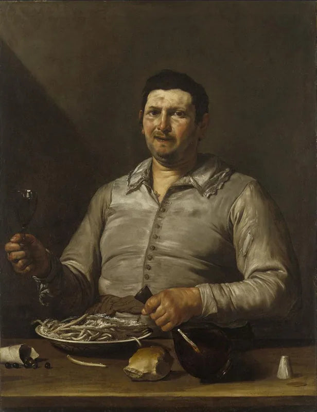 Le sens du goût - Jusepe de Ribera image 1 reproduction artisanale de tableau