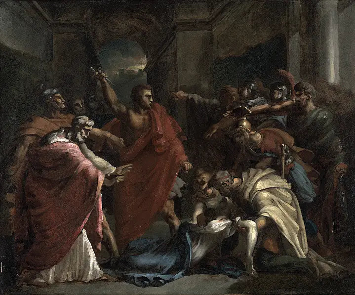 Il giuramento di Bruto dopo la morte di Lucrezia - Théodore Géricault