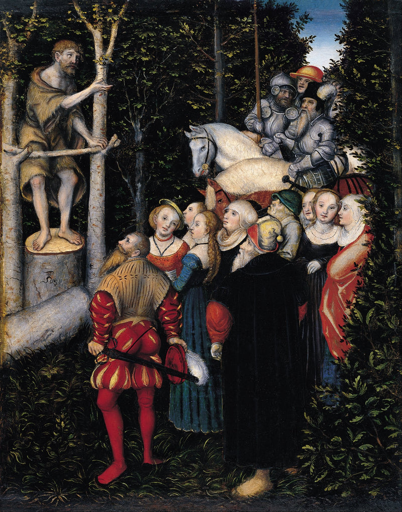 La predica di san Giovanni Battista - Lucas Cranach il Vecchio
