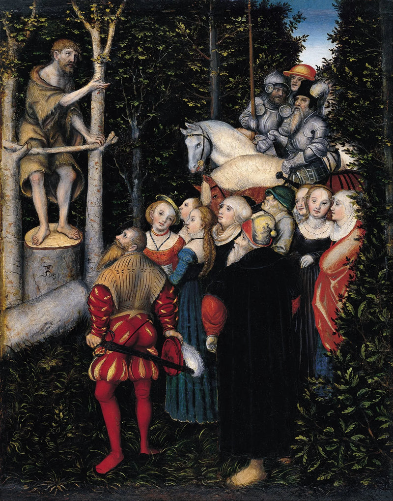 La predica di san Giovanni Battista - Lucas Cranach il Vecchio