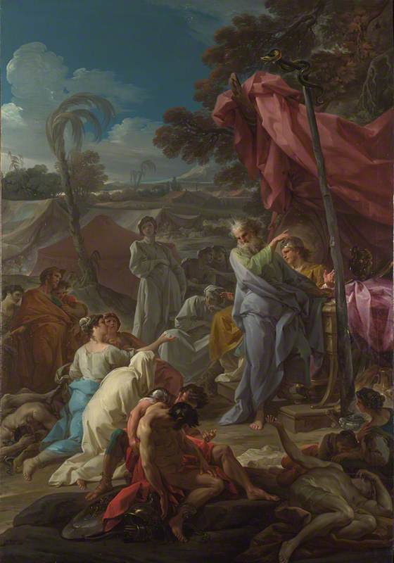 Il serpente di bronzo - Corrado Giaquinto