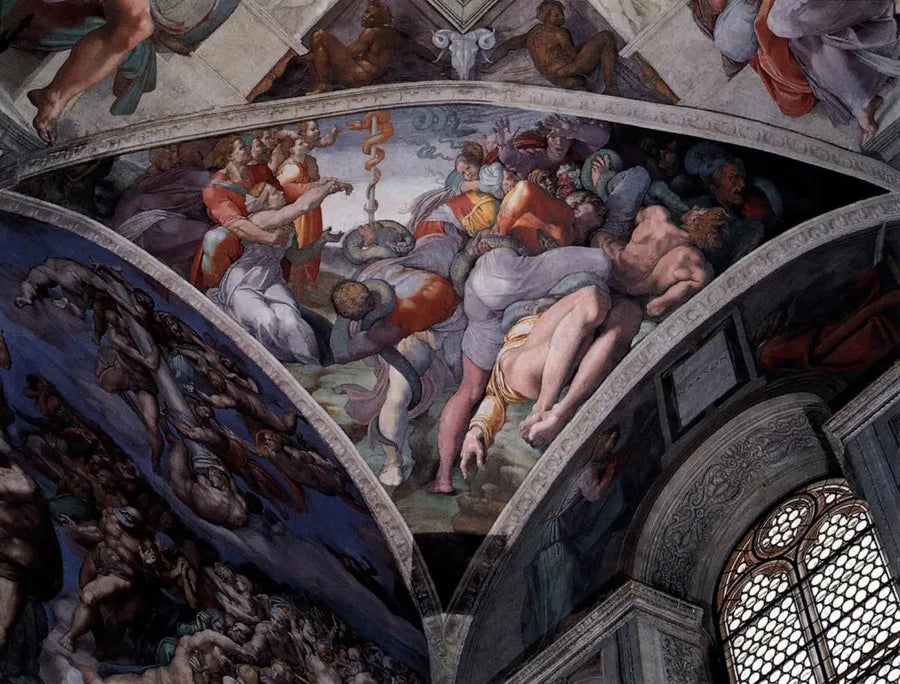 Il Serpente di bronzo - Michelangelo