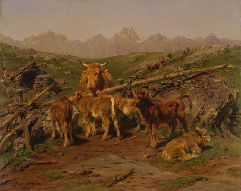 La disbudding dei vitelli - Rosa Bonheur