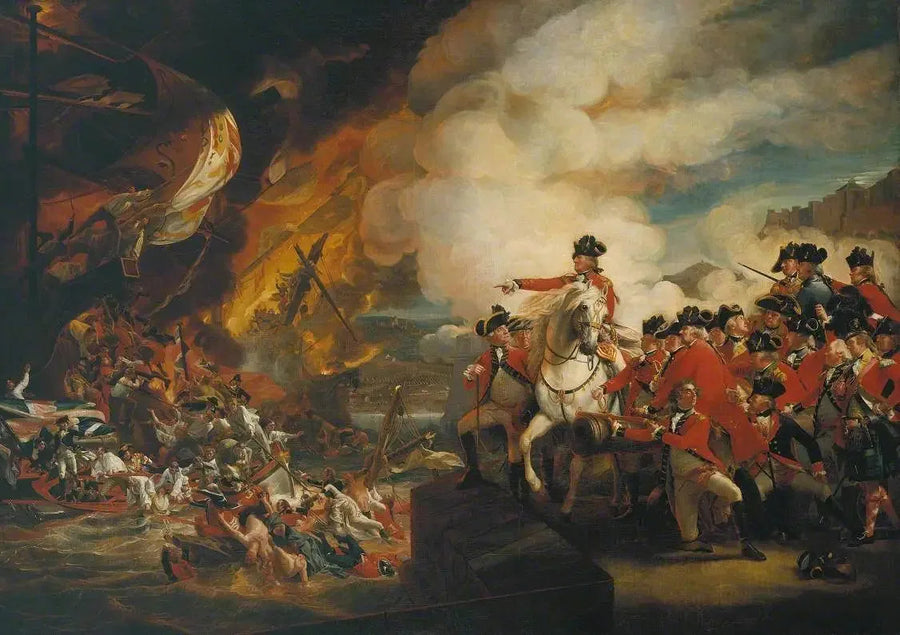 Il sedile e il sollievo di Gibilterra, 13 settembre 1782 ; replica - John Singleton Copley