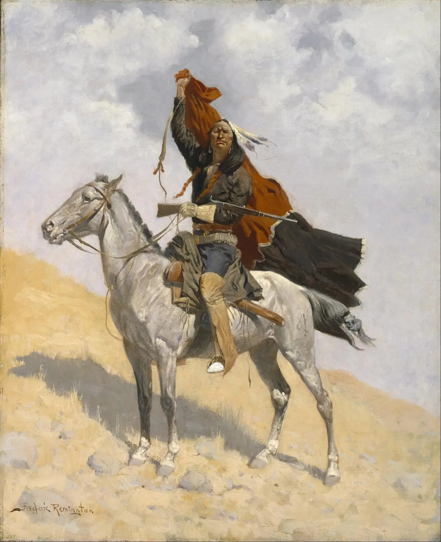 Il segnale della copertura - Frederic Remington