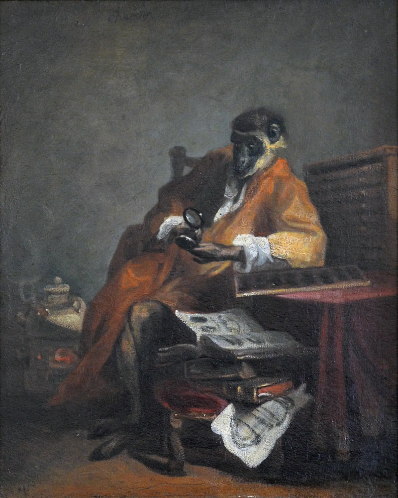 Il Macaco antiquario - Jean Simeón Chardin