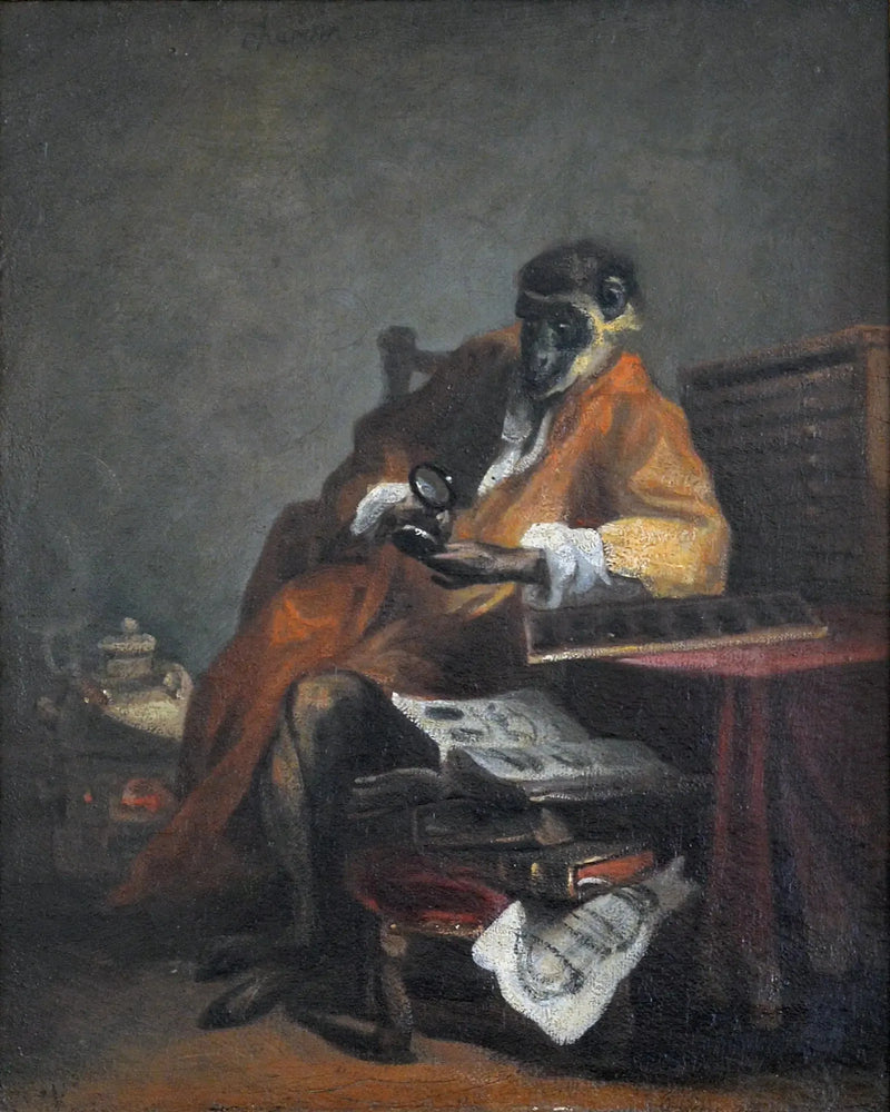 Il Macaco antiquario - Jean Simeón Chardin