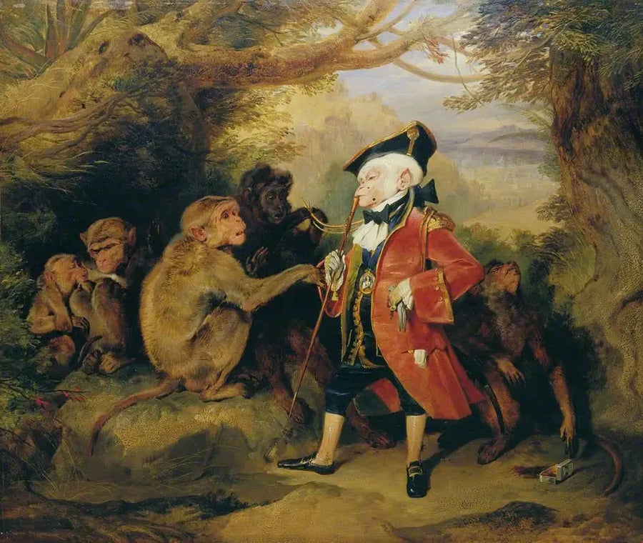 Il scimmia viaggiatore - Edwin Henry Landseer