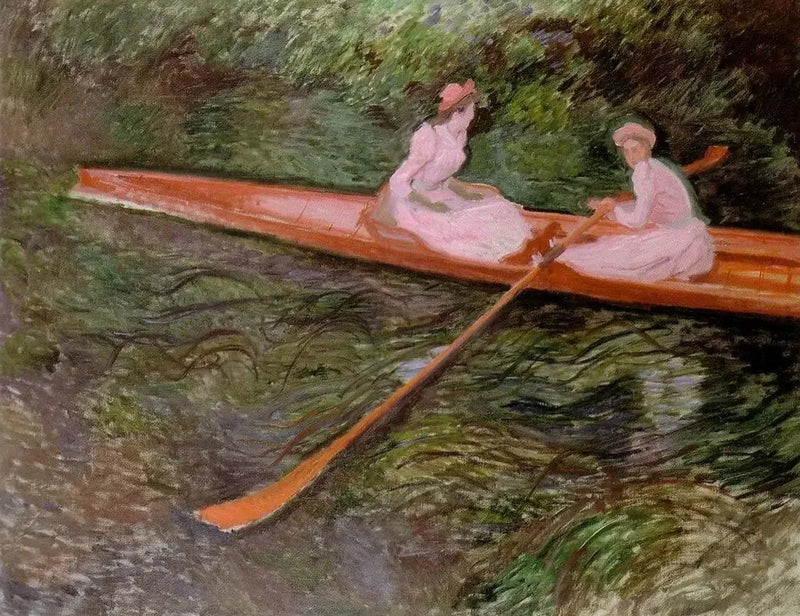 Lo skiff rosa - Claude Monet