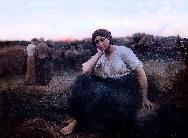 La sera - Jules Breton