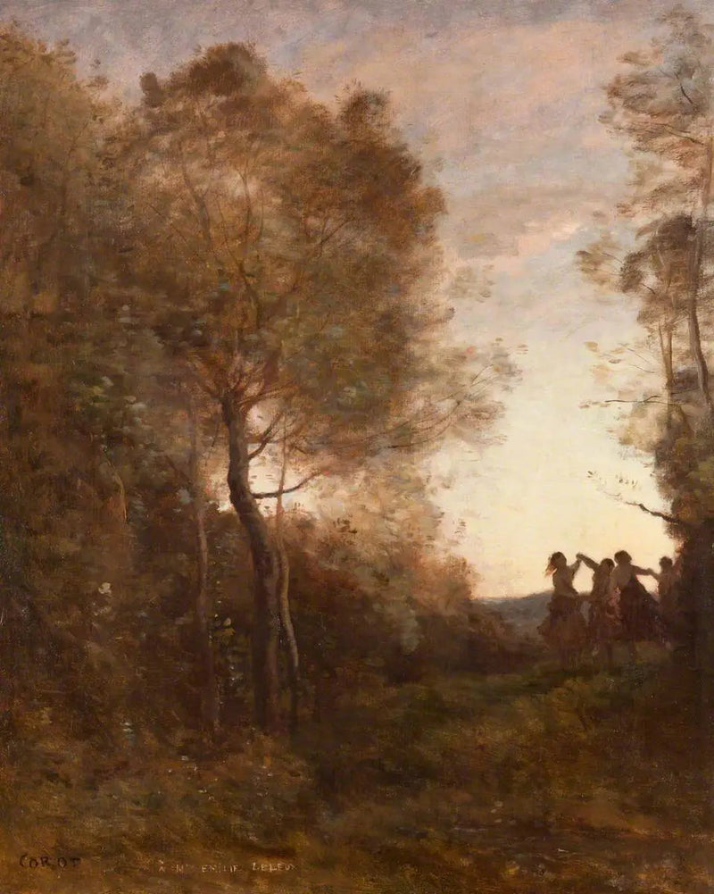 La sera – La danza delle ninfe - Jean-Baptiste Camille Corot