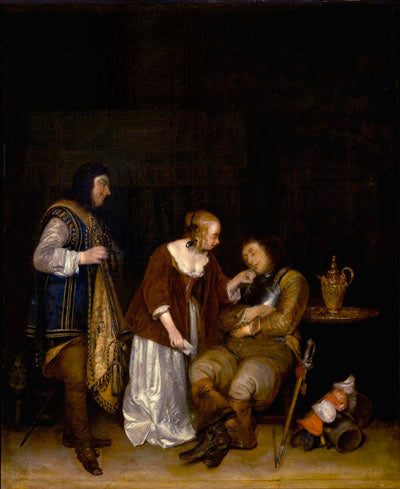 Le Soldat endormi - Gerard ter Borch