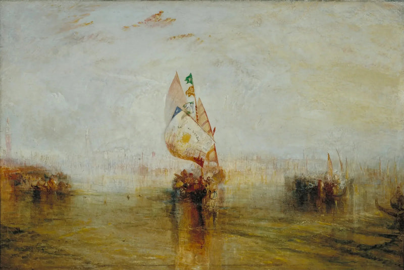 Il Sole di Venezia parte per il mare - J. M. W. Turner
