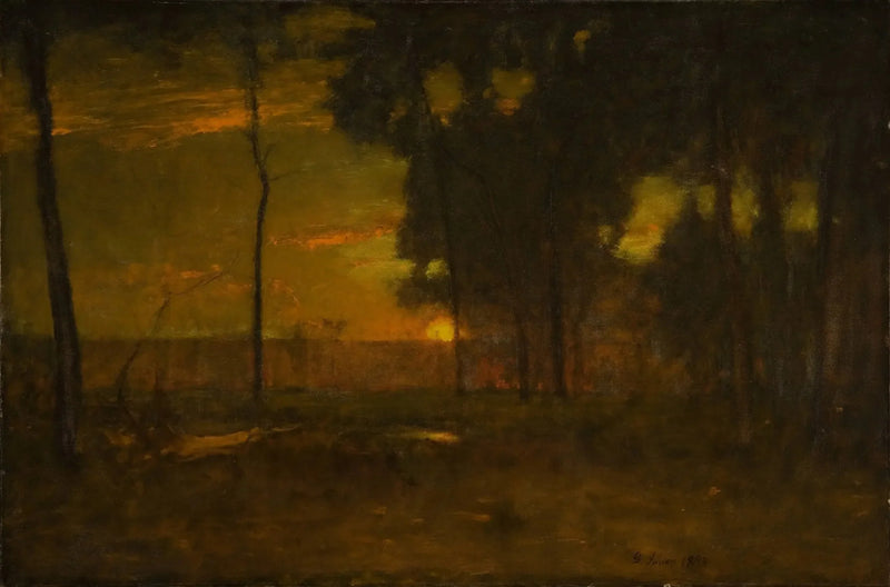 Il sole splendente - George Inness