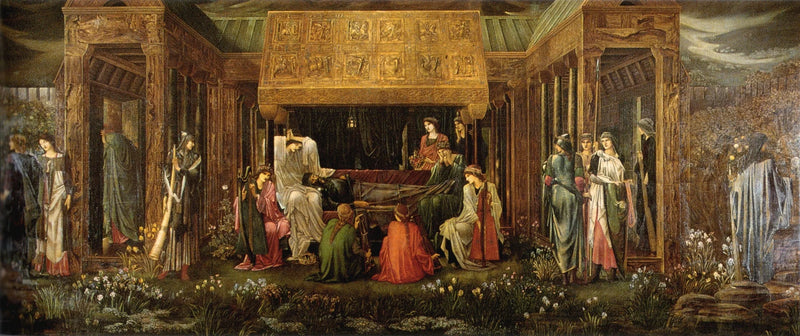 Il sonno di Artù ad Avalon - Edward Burne-Jones