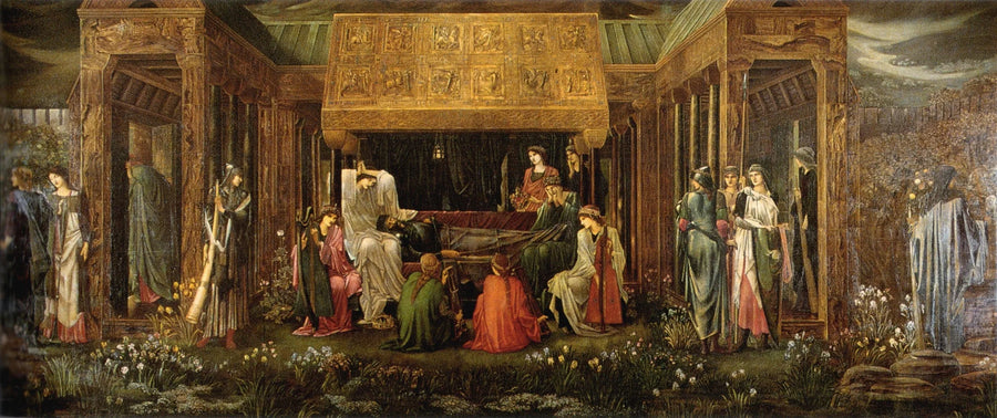 Il sonno di Artù ad Avalon - Edward Burne-Jones