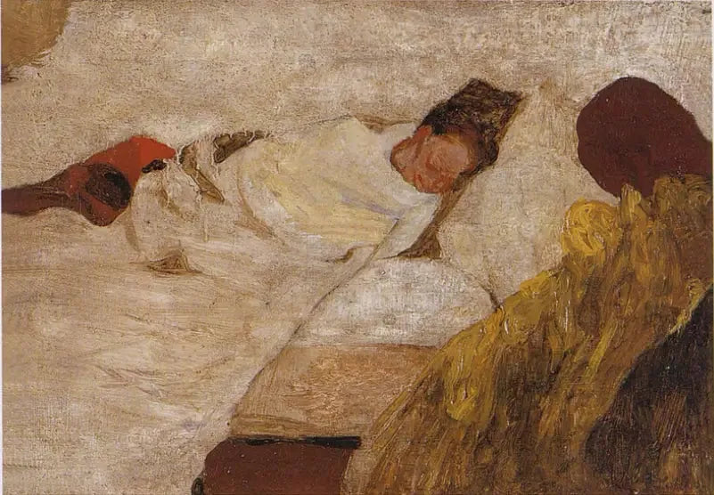 Il sonno della signora Vuillard - Édouard Vuillard