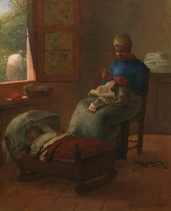 Il sonno del bambino - Jean-François Millet