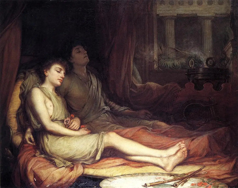 Il sonno e la morte del suo fratellastro - John William Waterhouse