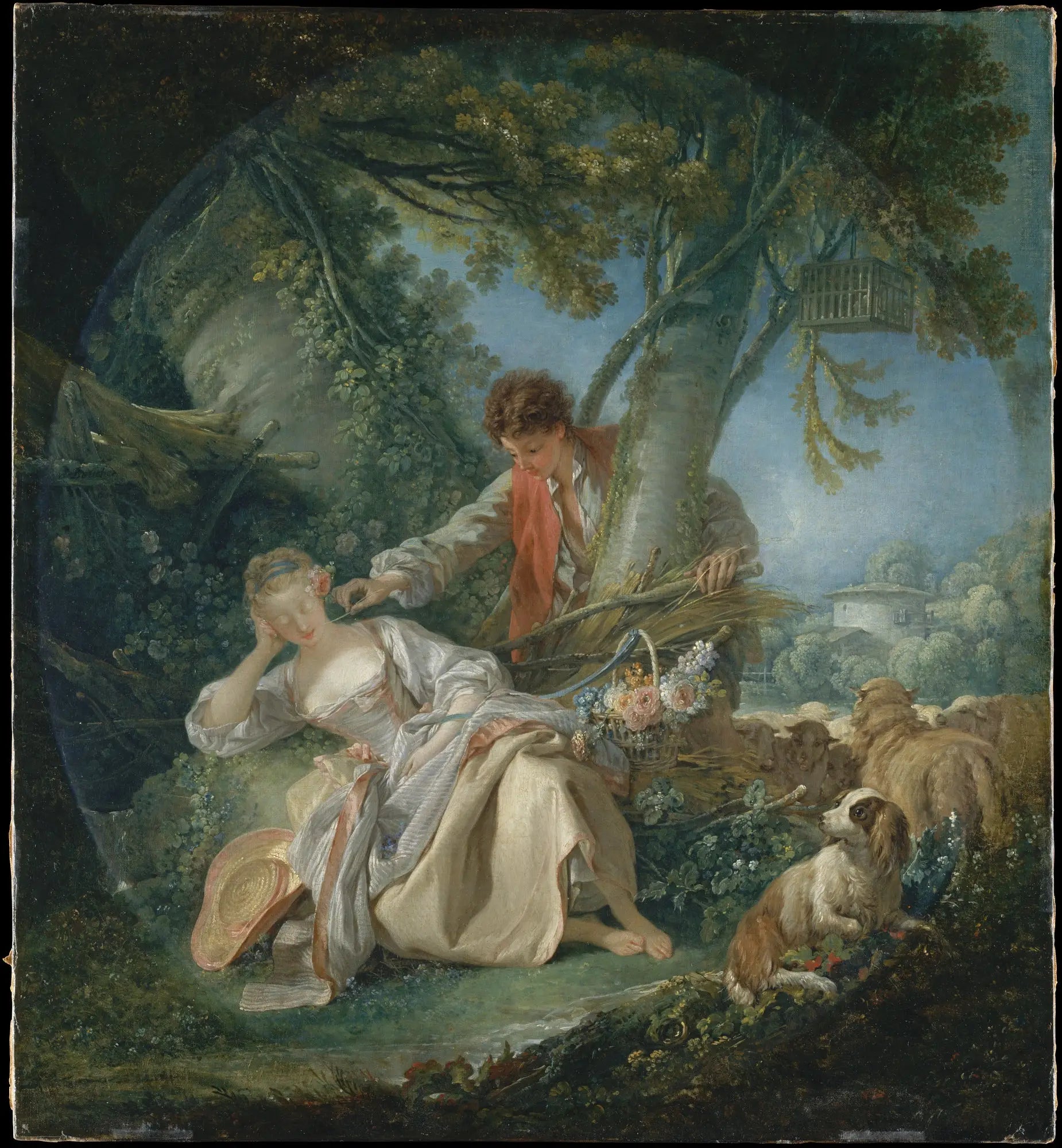 Le Sommeil interrompu - François Boucher - Alpha Reproduction
