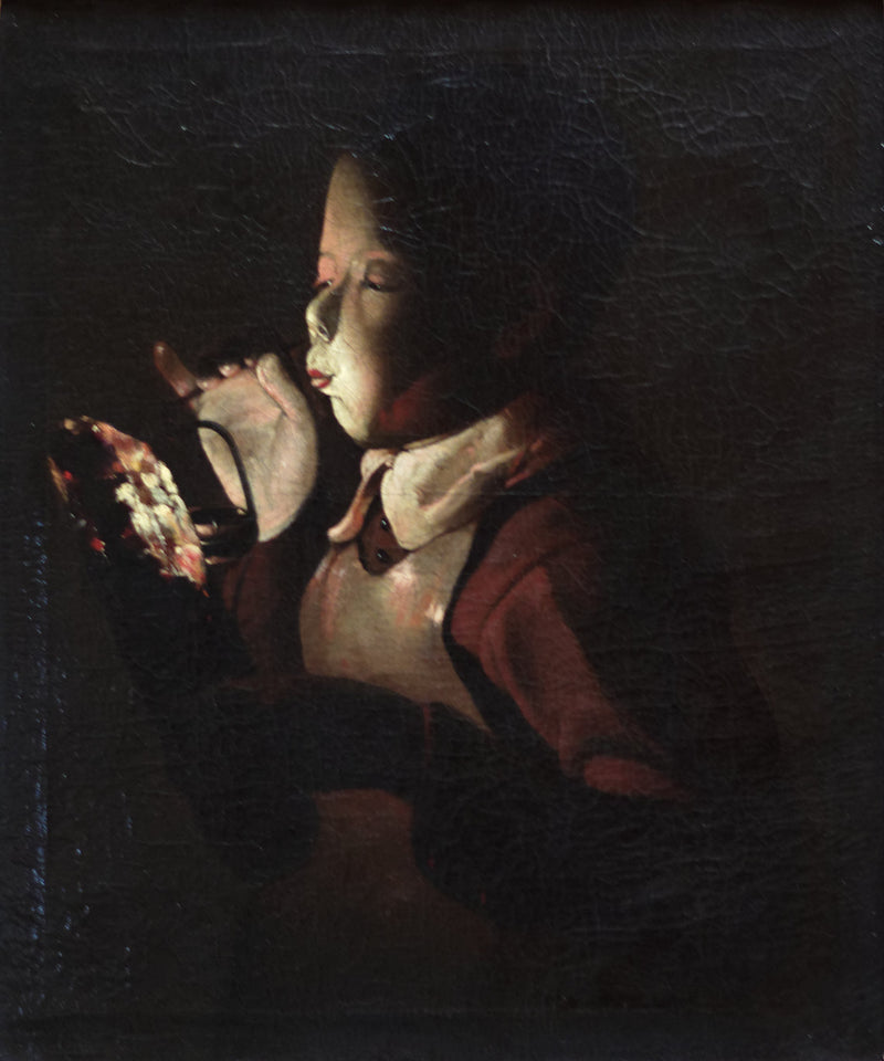 Il Soffiatore con la lampada - Georges de La Tour