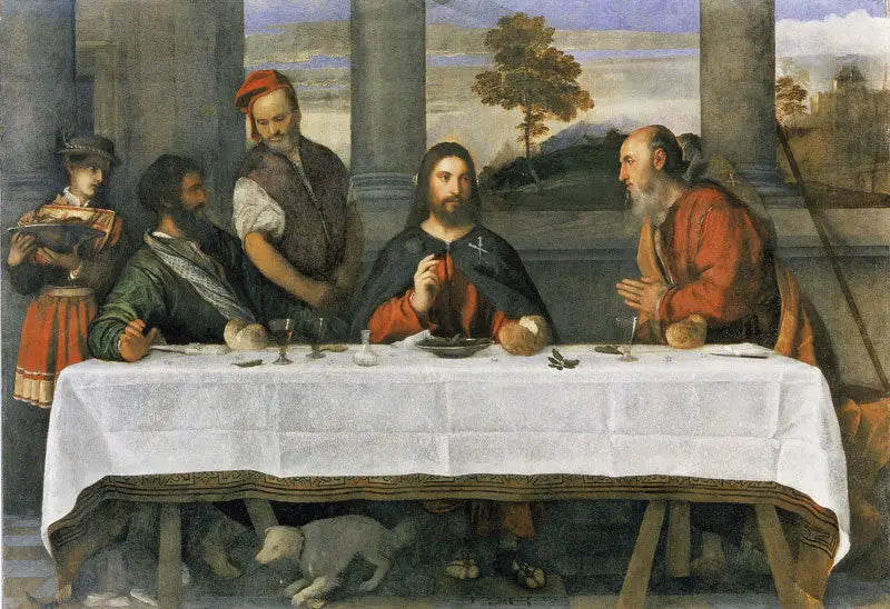 L'Ultima Cena a Emmaus - Tiziano