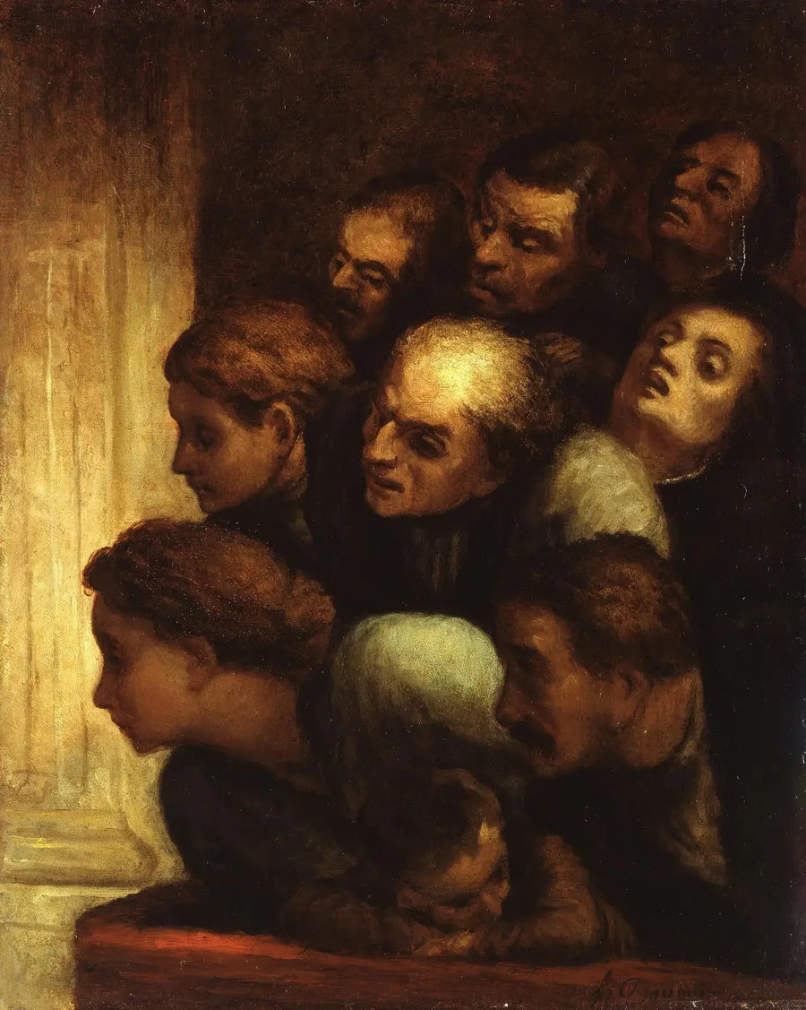 Lo spettacolo gratuito - Honoré Daumier